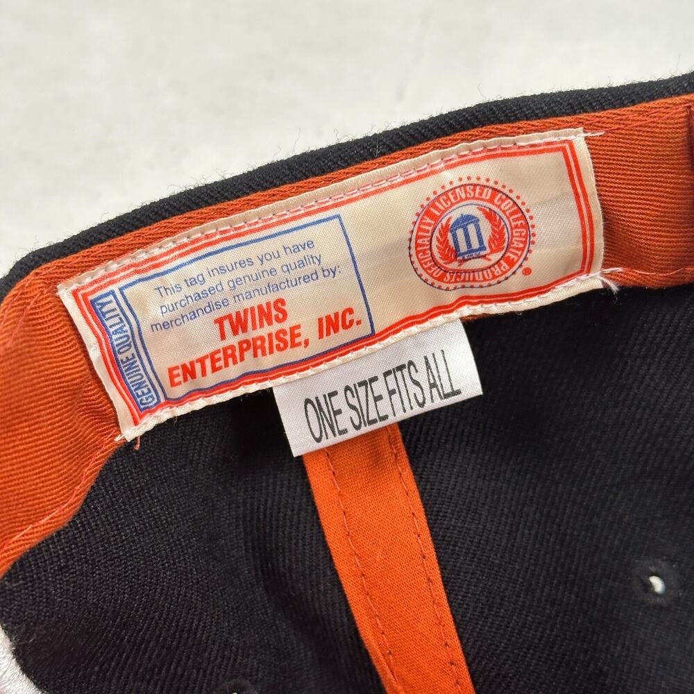 University of Texas Longhorns Hat Cap Mens Orange Black Twins Enterprise NCAA - Picture 8 of 8